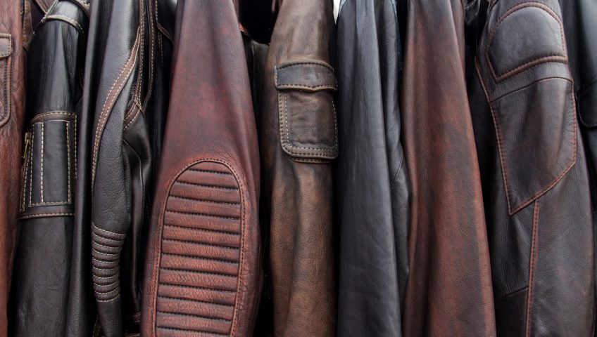 leather jackets in climate controlled storage